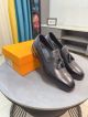 LV Black Calfskin Leather Man Shoes 052535 (9)_th.jpg